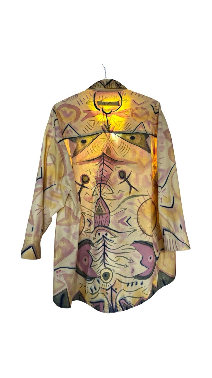 Hand painted shirt