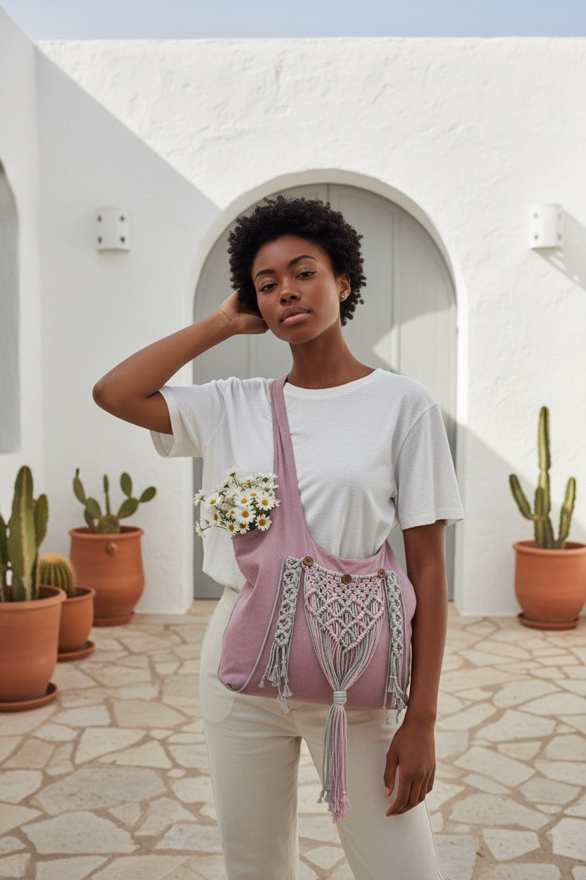 beach bag “raspberries”